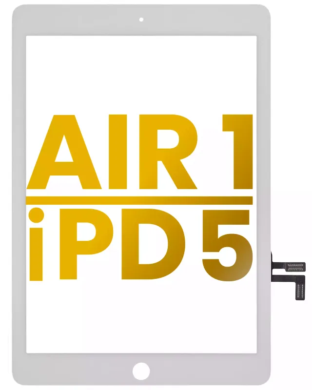 Dotyková vrstva (digitizér) pro iPad Air 1 / iPad 5 (2017) (bez tlačítka Home) (Premium) (bílá)