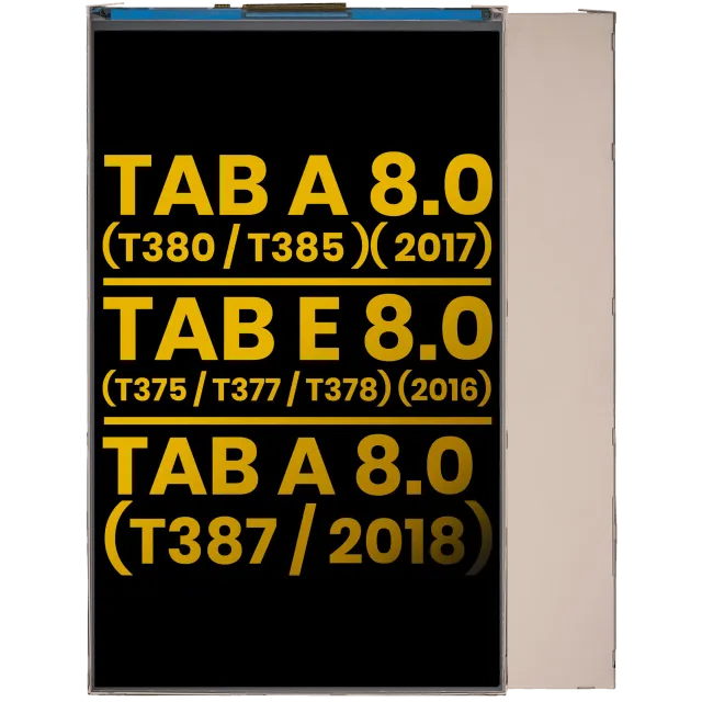Samotný LCD pro Samsung Galaxy Tab A 8.0" (2017) (T380 / T385) / Tab A 8.0" (2018) (T387) / Tab E 8.0" (2016) (T375 / T377 / T378) (repasovaný)
