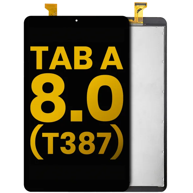 LCD displej bez rámečku pro Samsung Galaxy Tab A 8.0" (2018) (T387) (repasovaný) (černá)
