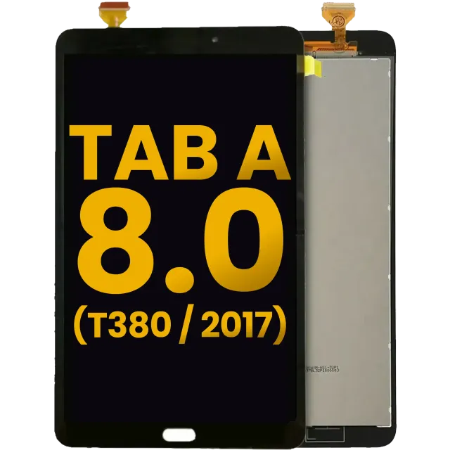 LCD displej bez rámečku pro Samsung Galaxy Tab A 8.0" (2017) (T380) (verze WiFi) (repasovaný) (černá)