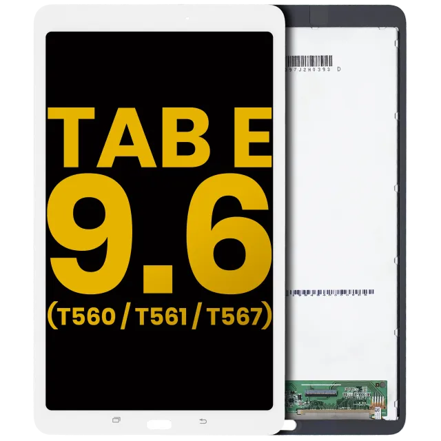 LCD displej bez rámečku pro Samsung Galaxy Tab E 9.6" (2015) (T560 / T561 / T567) (repasovaný) (bílá)