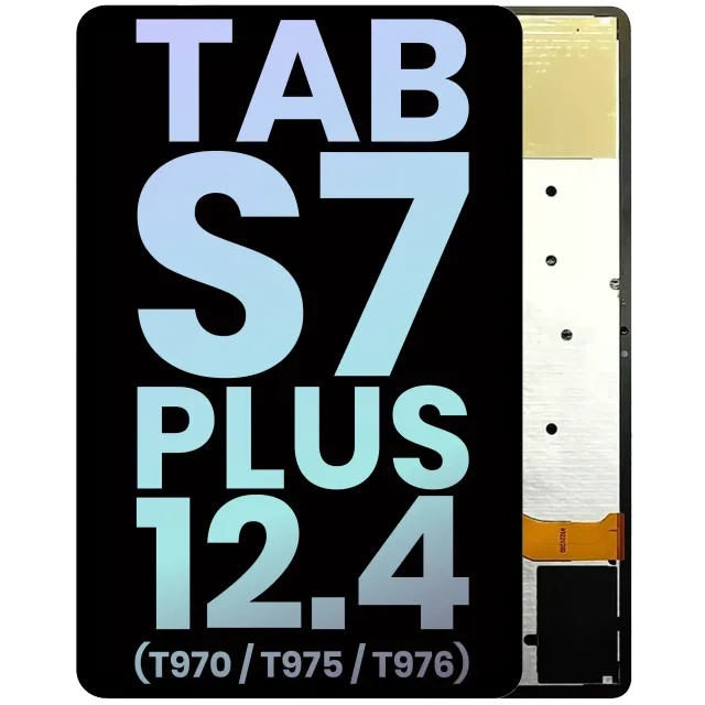 OLED displej bez rámečku pro Samsung Galaxy Tab S7 Plus 12.4" (2020) (T970 / T975 / T976) (Service Pack) (černá)