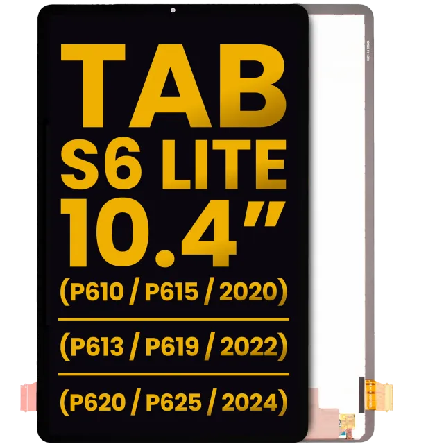 LCD displej bez rámečku pro Samsung Galaxy Tab S6 Lite 10.4" (P610 / P615) (2020) / Tab S6 Lite (P613 / P619) (2022) / Tab S6 Lite 10.4" (2024) (P620 / P625) (repasovaný) (všechny barvy)