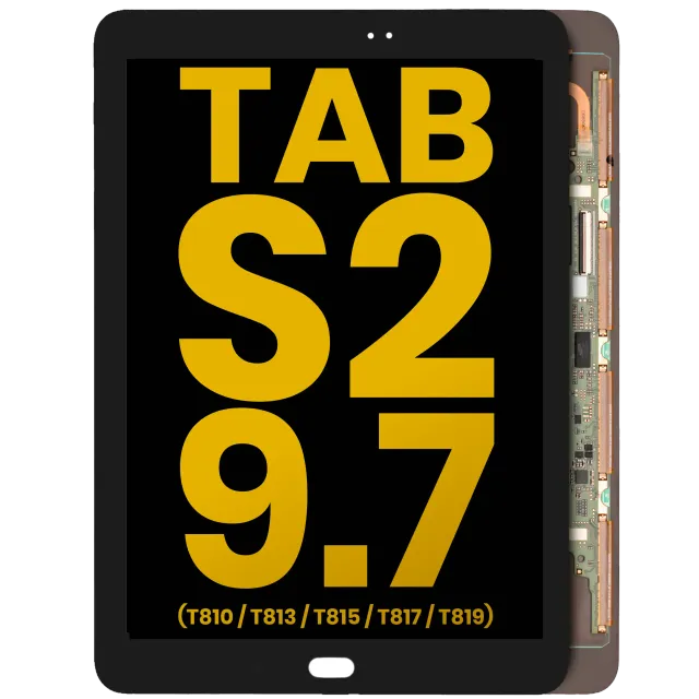 OLED displej bez rámečku pro Samsung Galaxy Tab S2 9.7" (2015) (T810 / T813 / T815 / T817 / T819) (repasovaný) (černá)