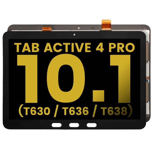 LCD displej bez rámečku pro Samsung Galaxy Tab Active 4 Pro 10.1" (2022) (T630 / T636 / T638) (repasovaný) (černá)