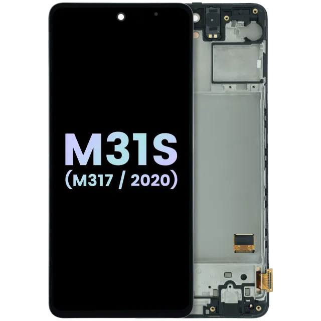 OLED displej s rámečkem pro Samsung Galaxy M31S (M317) (Service Pack) (všechny barvy)