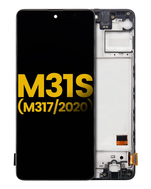OLED displej s rámečkem pro Samsung Galaxy M31S (M317 / 2020) (repasovaný) (všechny barvy)