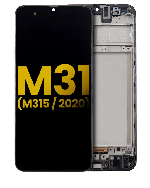 OLED displej s rámečkem pro Samsung Galaxy M31 (M315 / 2020) (repasovaný) (všechny barvy)