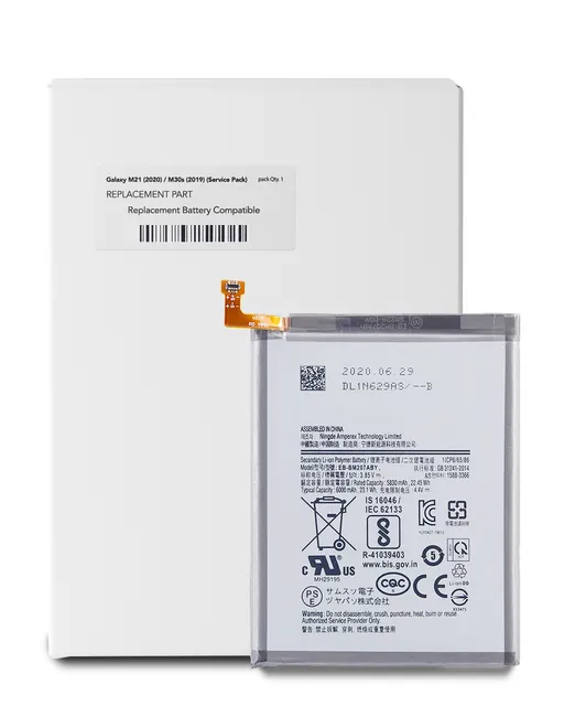 Baterie pro Samsung Galaxy M21 (M215F / 2020) M30s (M307 / 2019) (EB-BM207ABY) (Service Pack)