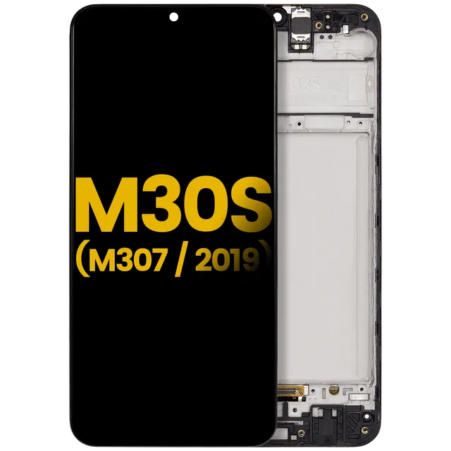 OLED displej s rámečkem pro Samsung Galaxy M30S (M307 / 2019) (repasovaný) (všechny barvy)