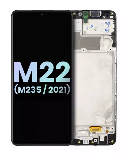 LCD displej s rámečkem pro Samsung Galaxy M22 (M235 / 2021) (Service Pack) (všechny barvy)