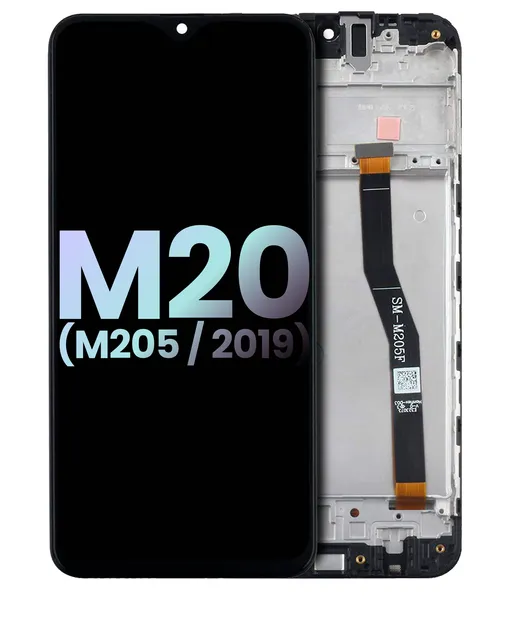 OLED displej s rámečkem pro Samsung Galaxy M20 (M205 / 2019) (Service Pack) (všechny barvy)