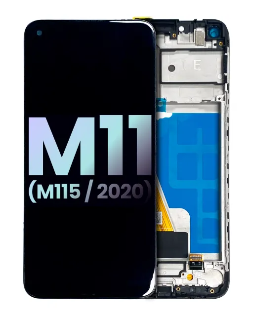 LCD displej pro Samsung Galaxy M11 (M115 / 2020) (Service Pack) (černá)