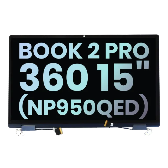 Kompletní LCD displej pro Samsung Galaxy Book 2 Pro (360) 15" (NP950QED) (Service Pack) (stříbrná)