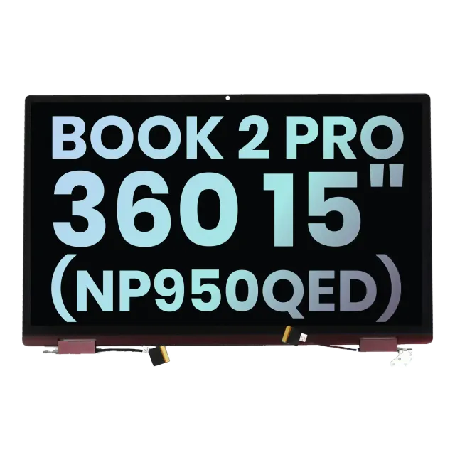LCD displej pro Samsung Galaxy Book 2 Pro (360) 15" (NP950QED) (Service Pack) (Subins dark Red)