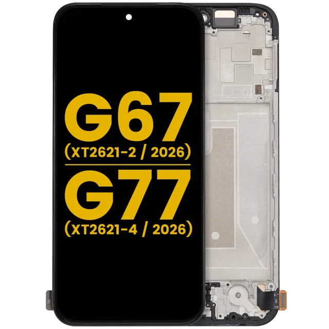 OLED displej s rámečkem pro Motorola G67 (XT2621-2 / 2026) / G77 (XT2621-4 / 2026) (repasovaný) (všechny barvy)