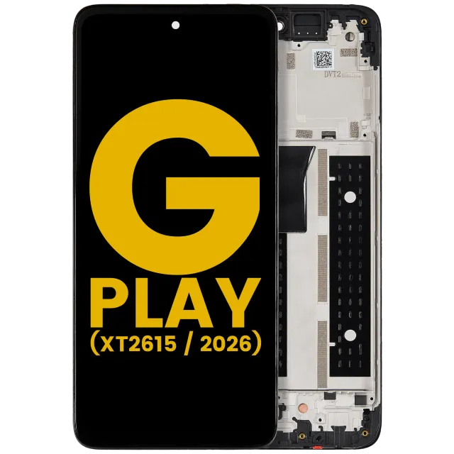 LCD displej s rámečkem pro Motorola Moto G Play (XT2615 / 2026) (repasovaný) (všechny barvy)
