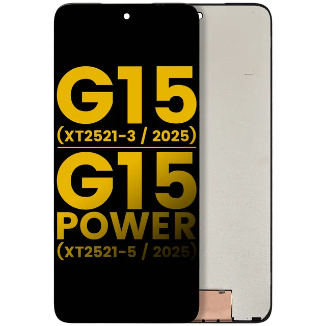 LCD displej bez rámečku pro Motorola Moto G15 (XT2521-3 /2025) / G15 Power (XT2521-5 /2025) (repasovaný) (všechny barvy)