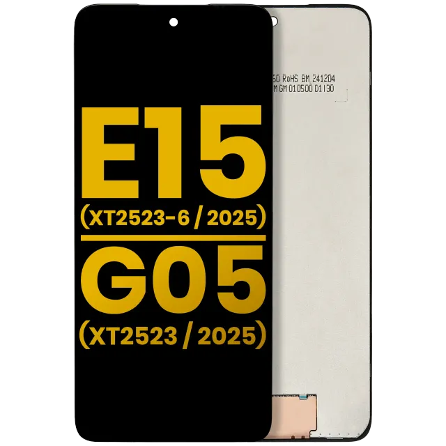 LCD displej bez rámečku pro Motorola Moto E15 (XT2523-6 / 2025) / G05 (XT2523 / 2025) (repasovaný) (všechny barvy)
