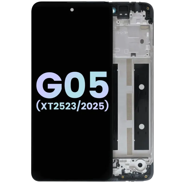 LCD displej s rámečkem pro Motorola Moto G05 (XT2523 /2025) (originál OEM) (všechny barvy)