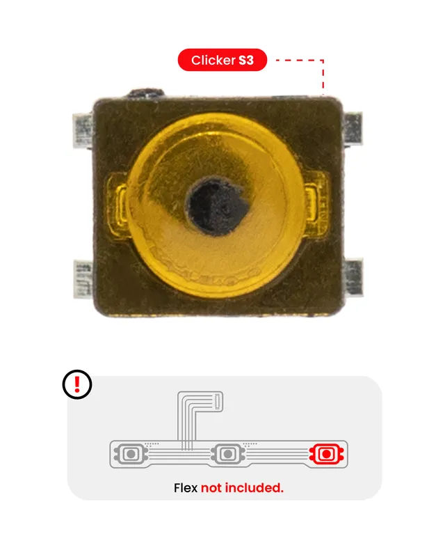 Home tlačítko Clicker / Nipple (Behind Home Button) pro iPad Models (balení 10 ks)