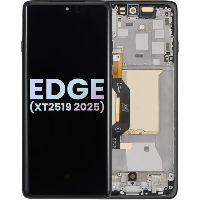 OLED displej s rámečkem pro Motorola Moto Edge (XT2519 / 2025) (originál OEM) (Deep Forest)