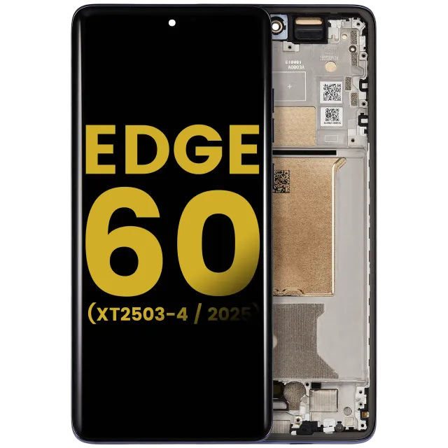 OLED displej s rámečkem pro Motorola Edge 60 Fusion (XT2503-4 / 2025) (repasovaný) (Slipstream)