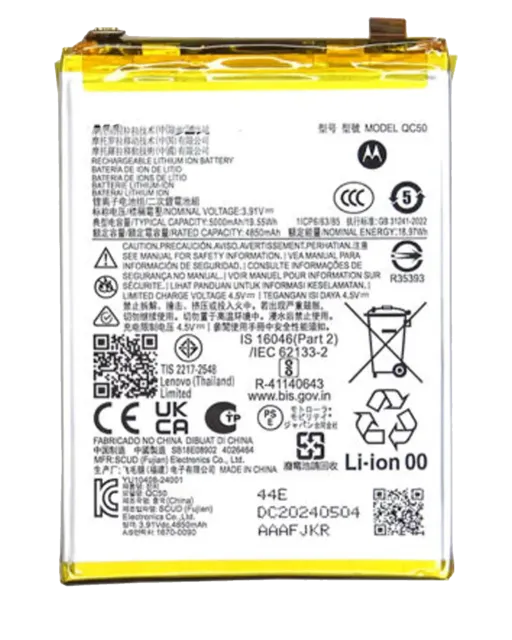 Baterie pro Motorola Moto Edge 50 Fusion 5G (XT2429 / 2024) / Edge (XT2405 / 2024) (QC50) (originál OEM)