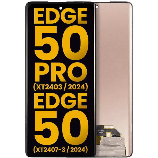OLED displej bez rámečku pro Motorola Moto Edge 50 Pro (XT2403 / 2024) / Moto Edge 50 (XT2407-3 / 2024) (repasovaný) (všechny barvy)