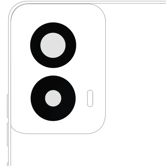 Sklíčko zadní kamery (jen sklo) s lepením pro Motorola Moto Edge 2024 (XT2405 / 2024) (všechny barvy)