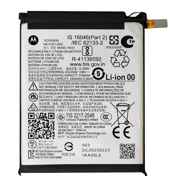 Baterie (hlavní) pro Motorola Razr / Razr 60 (XT2553 / 2025) (RA33) (originál OEM)