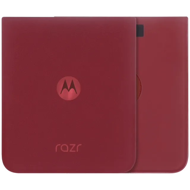 Zadní sklo pro Motorola Razr Plus / Razr 60 Ultra (XT2551 / 2025) (originál OEM) (Rio Red)
