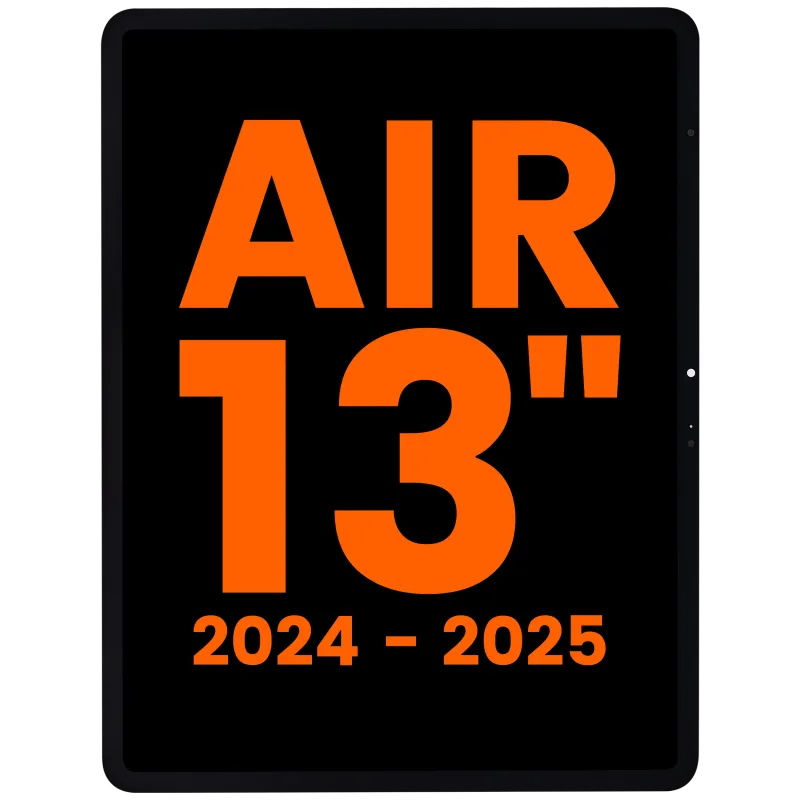LCD displej s dotykovou vrstvou pro iPad Air 13" (2024) / Air 13" (2025) (kosmetická vada, stav A) (verze Cellular) (černá)