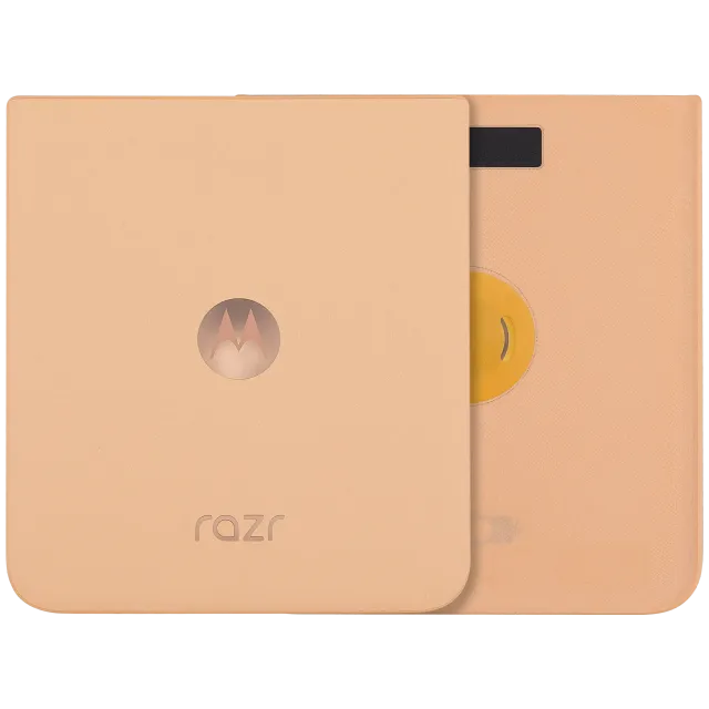 Zadní sklo pro Motorola Razr Plus / Razr 50 Ultra (XT2451 / 2024) / Razr Plus 2025 (XT2557 / 2025) (Premium) (Peach Fuzz)