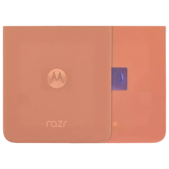 Zadní sklo pro Motorola Razr Plus / Razr 50 Ultra (XT2451 / 2024) / Razr Plus 2025 (XT2557 / 2025) (originál OEM) (Peach Fuzz)