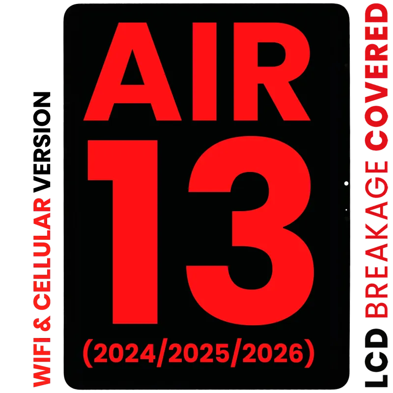 LCD displej s dotykovou vrstvou pro iPad Air 13" (2024 / 2025 / 2026) (WiFi a Cellular) (Aftermarket Pro: XO7) (všechny barvy)
