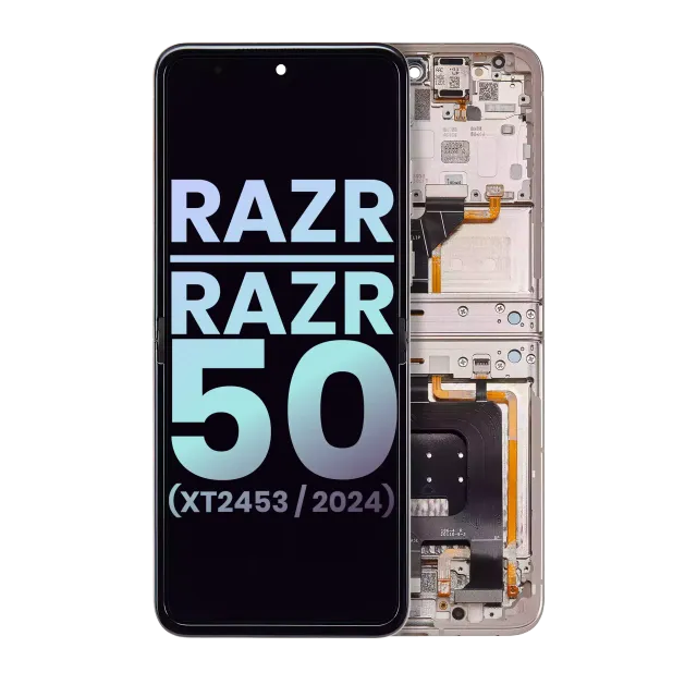 Hlavní OLED pro Motorola Razr / Razr 50 (XT2453 / 2024) (originál OEM) (Beach Sand)