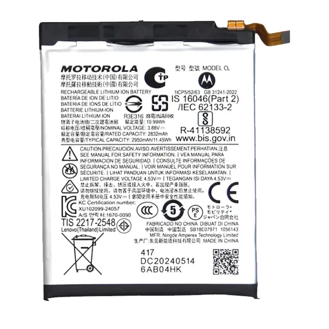 Baterie (hlavní) pro Motorola Razr / Razr 50 (XT2453 / 2024) (originál OEM) (QR31)