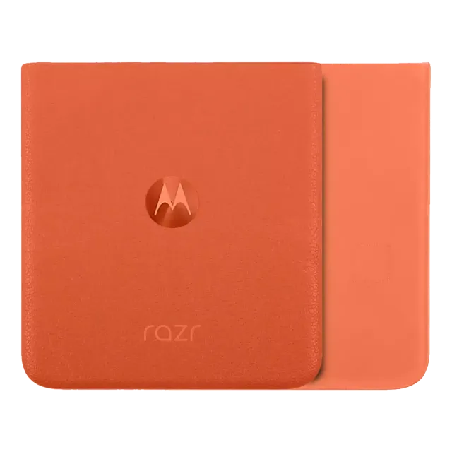 Zadní sklo pro Motorola Razr / Razr 50 (XT2453 / 2024) (originál OEM) (Spritz Orange)