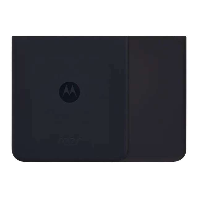 Spodní zadní kryt sklo pro Motorola Razr Plus / Razr 40 Ultra (XT2321 / 2023) (originál OEM) (černá)