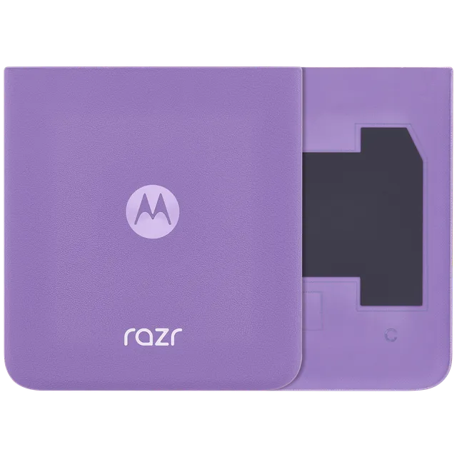 Spodní zadní kryt sklo pro Motorola Razr / Razr 40 (XT2323 / 2023) (originál OEM) (Grape Compote)
