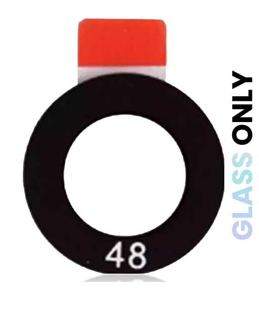 Sklíčko zadní kamery (hlavní) (jen sklo) pro Motorola One 5G (XT2075-1 / 2020) (sada 1 ks) (originál OEM)