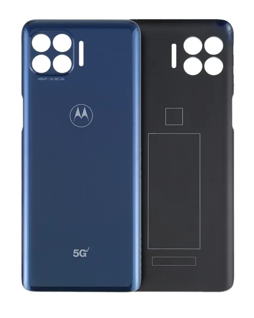 Zadní sklo pro Motorola One 5G (XT2075-1 / XT2075-2 / 2020) (Verizon Model) (originál OEM) (Prussian Blue)
