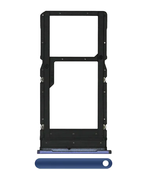 SIM šuplík pro Motorola One 5G (XT2075-1 / XT2075-2 / 2020) (originál OEM) (Prussian Blue)