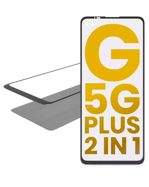 2v1 přední sklo s OCA (předinstalováno) pro Motorola Moto G 5G Plus (XT2075 / 2020)
