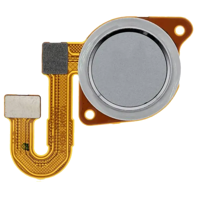 Otisků prstů čtečka s flex kabelem pro Motorola Moto One 5G Ace (XT2113-1/2 / 2021) (originál OEM) (Frosted Silver)