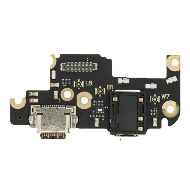 Flex kabel nabíjecího konektoru se sluchátkovým konektorem pro Motorola Moto One 5G Ace (XT2113-2 / -5 / 2021) (originál OEM)