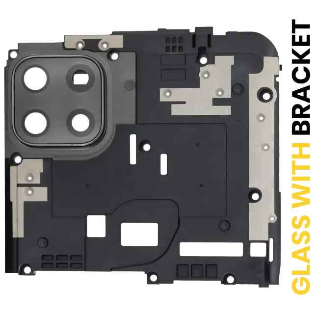 Sklíčko zadní kamery s držákem pro Motorola Moto G 5G (XT2113-3 / 2020) / One 5G Ace (XT2113-1/2 / 2021) (Volcanic Gray)