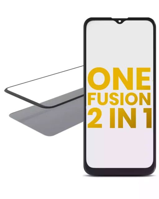 2v1 přední sklo s OCA (předinstalováno) pro Motorola One Fusion (XT2073 / 2020)