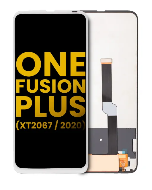 LCD displej bez rámečku pro Motorola One Fusion Plus (XT2067 / 2020) (repasovaný) (bílá)